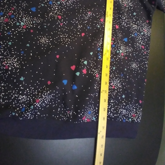 Woman Within Heart Design Sweatshirt Size 4x Colorful Festive Casual - Picture 6 of 9